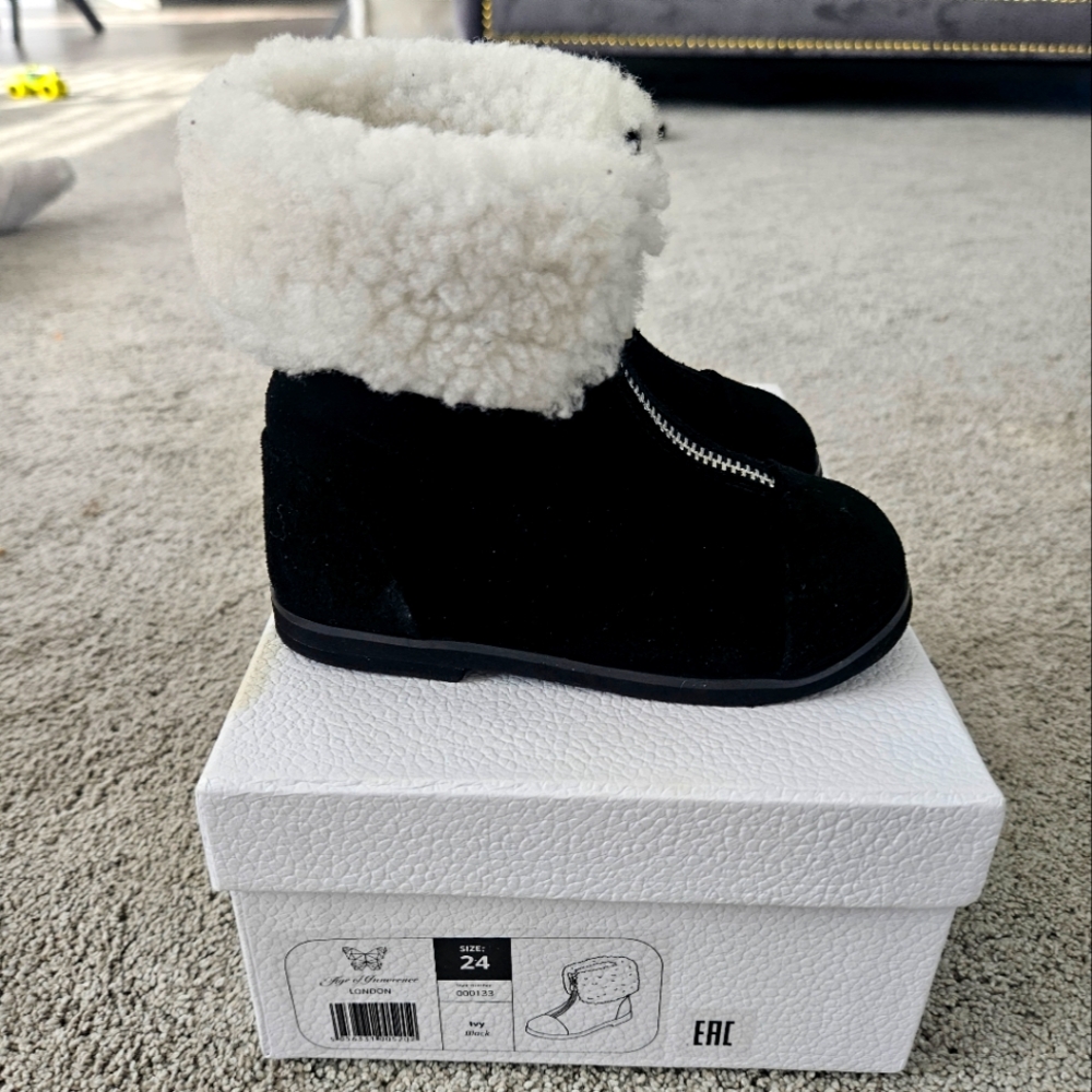 Toddler girl winter booties